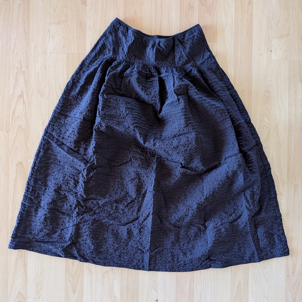 Uniqlo Dark Blue Midi Skirt